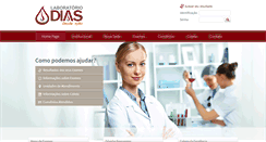Desktop Screenshot of labdias.com.br